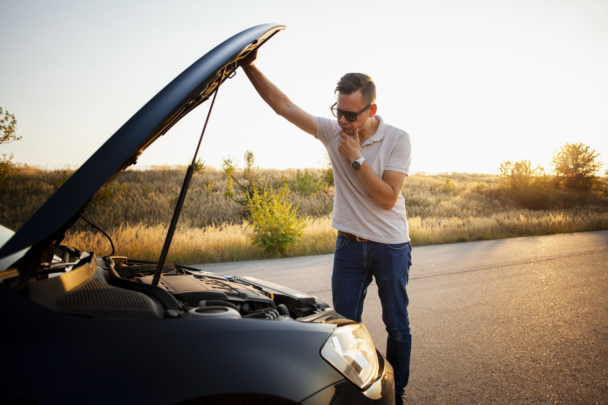 young-man-checking-car-engine